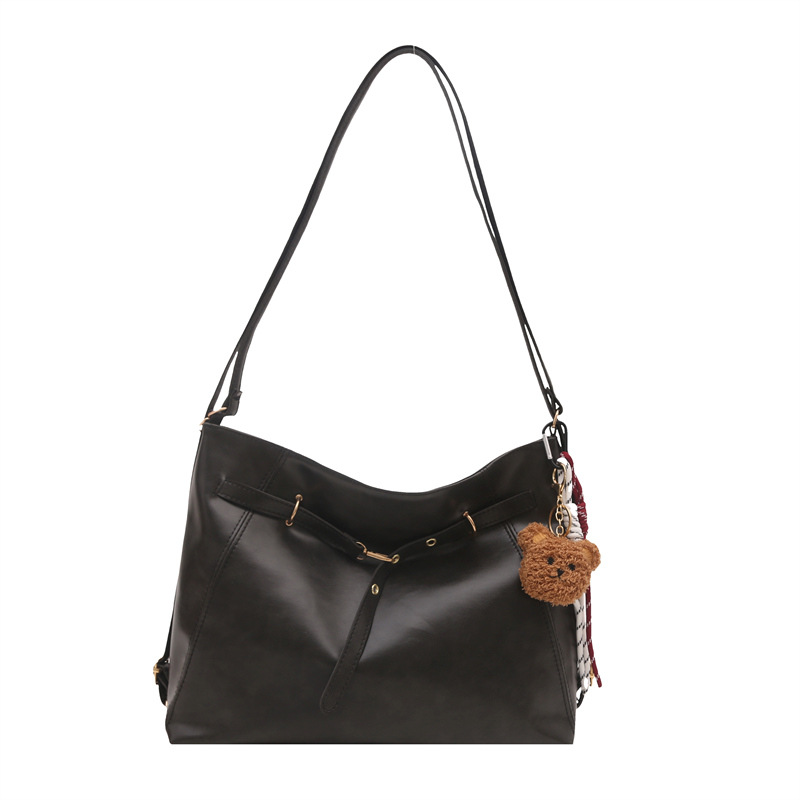 Mochila retro de alta calidad para mujeres otoño y invierno 2024 nueva moda moda bolsa de moda bolsa de mano bolsa de clase de gran capacidad