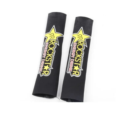 Motorcycle Safety Supplies — motorcycle modified accessories shock absorber - black-five-pointed-star-velcro-pair-with-tape