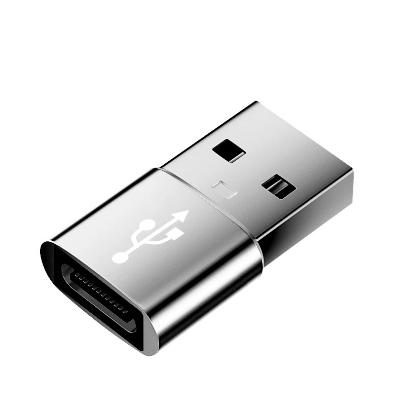 Адаптер Type-C к USB-A, OTG зарядка и передача данных, компактный USB-конвертер (2–6 цветов)