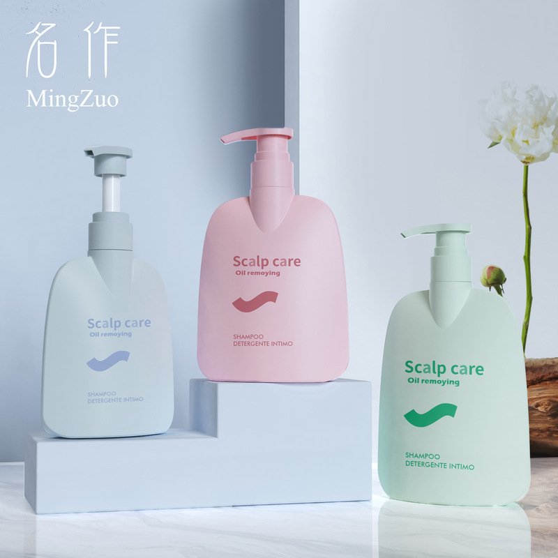 スポット 300ml 500ml ファッションシャワージェルシャンプーボトル詰め替え 400ml フラットボディコンディショナーケアボトル|undefined
