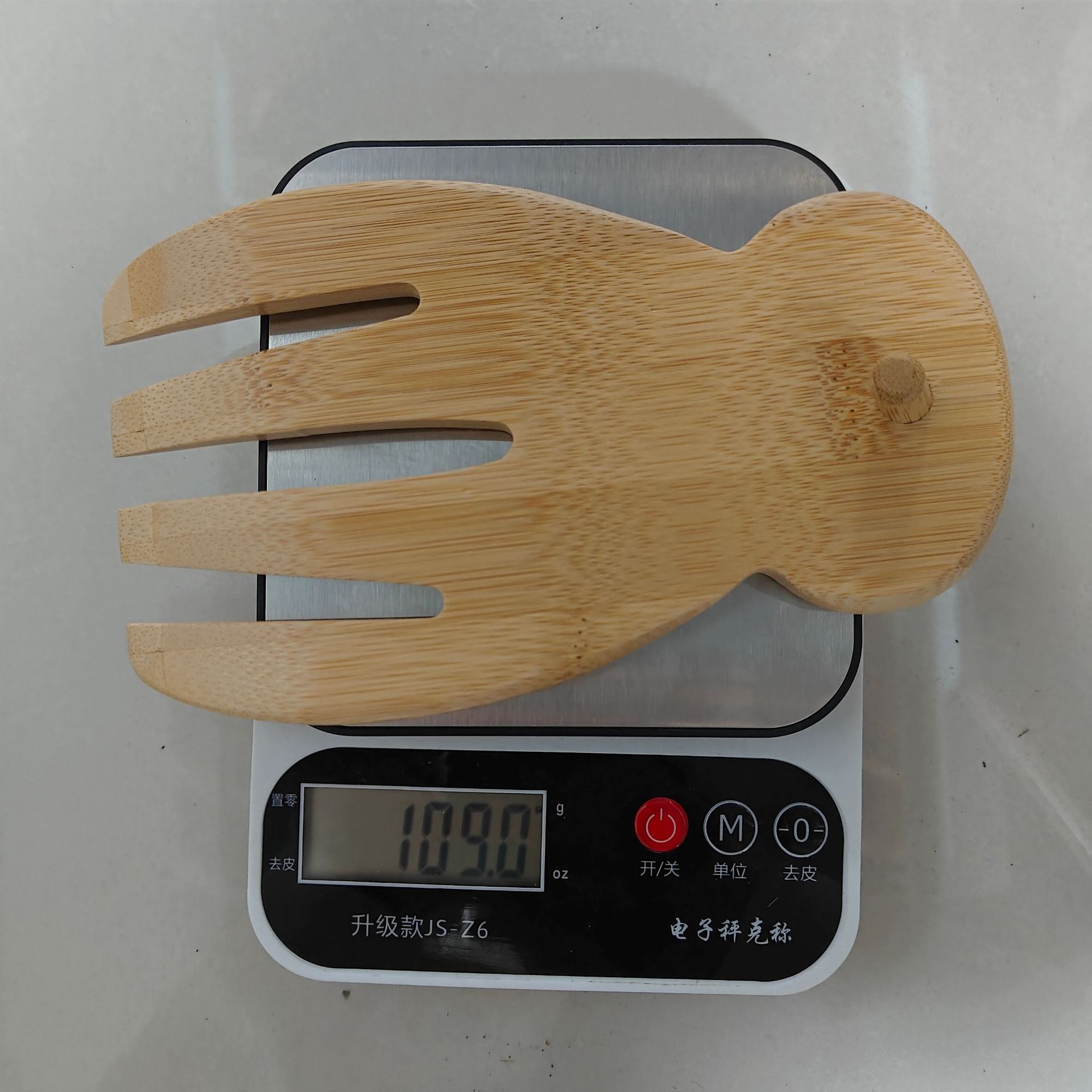 Amazon Ensalada de bambú y madera Ensalada de verduras mezclada a mano Mezclador de bambú y bambú Suministros de cocina Herramientas creativas