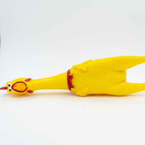 Large, medium and small vinyl screaming chicken, dog venting, decompression, prank toy, vocal pet toy, screaming chicken