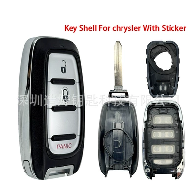 Car remote key case suitable for Chrysler Pacifica 2017-2020 Grand Voyager 2020-2022 (Car Keys) - 01