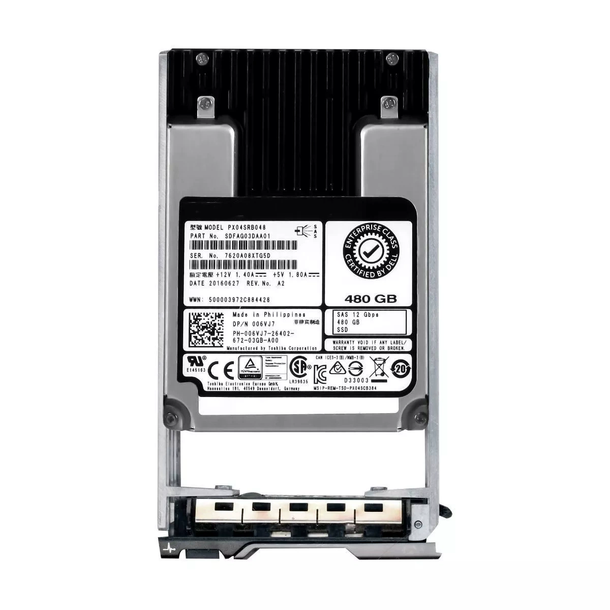 Dexx hot selling 3PR5C 480gb mixed use SAS 12gbps solid state drive is stable and durable