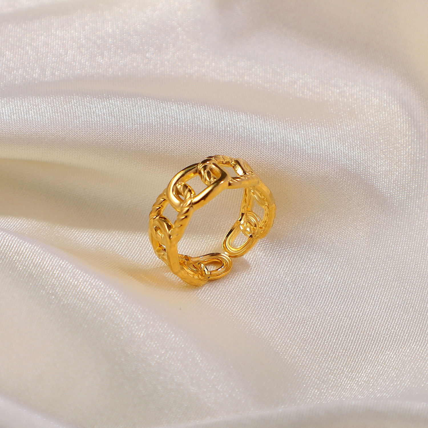 No Inlaid Inlay Material Wholesale Jewelry Fashion Flower 304 Stainless Steel No Inlaid