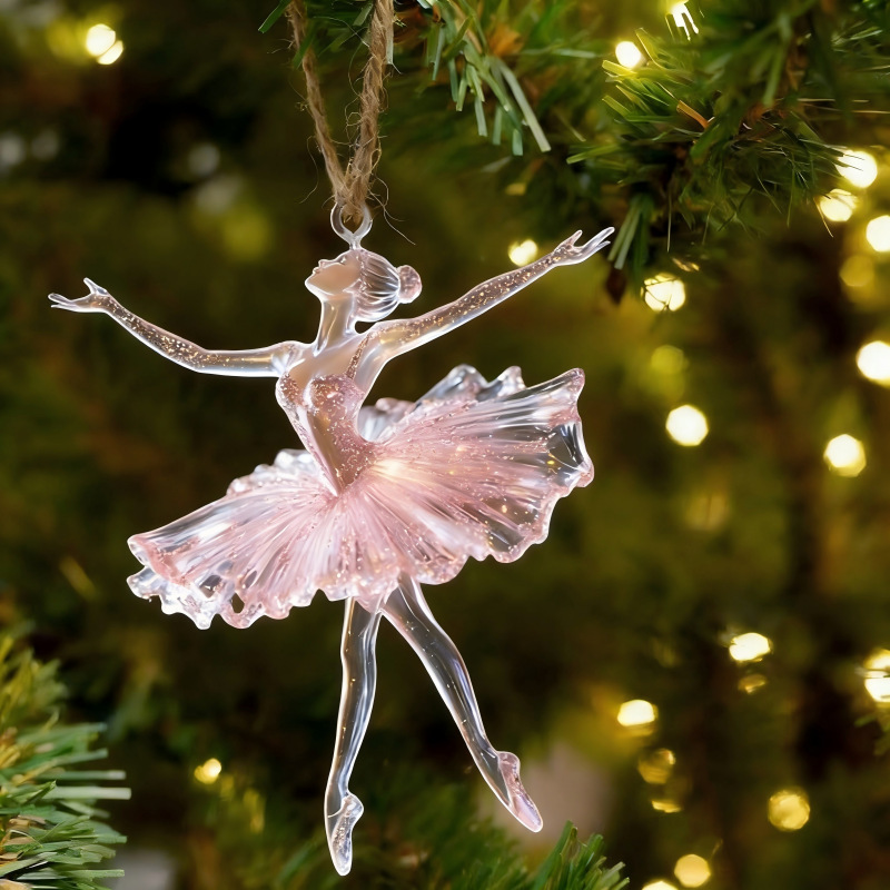 Cross-Border Ballet Girl Pendant Acrylic Lucky Goddess Car Backpack Decoration【Support Customization】 Cross-Border Ballet Girl Pendant Acrylic Lucky Goddess Car Backpack Decoration【Support Customization】