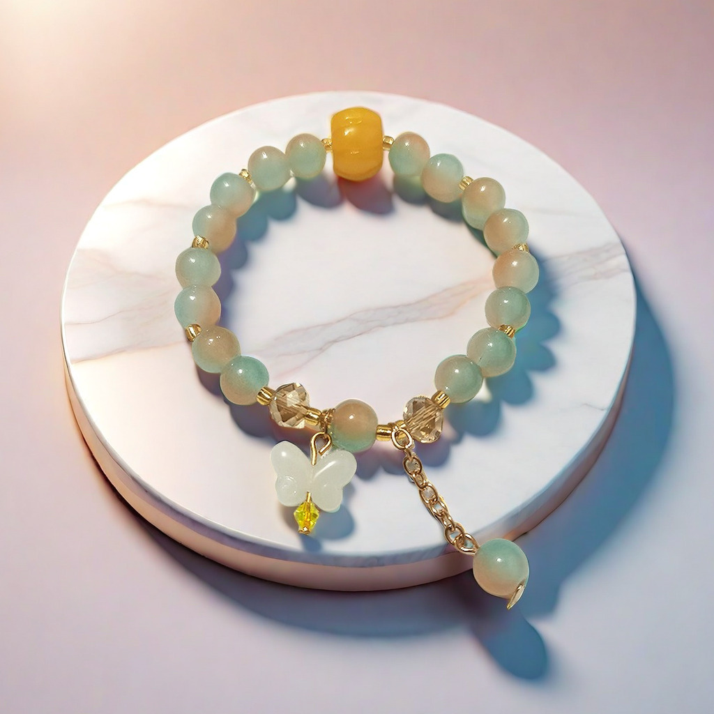 Pulsera de Lirio de los Valles Súper Hada, Promoción Especial 2025, para Mujer, Fresca y Única, Sensación de Alta Gama, Regalo de Pulsera con Cuentas para Mejor Amiga Estudiantil