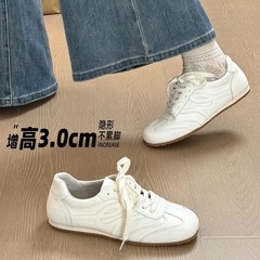复古小白鞋女款2025新款秋季百搭软底阿甘德训鞋防滑休闲运动板鞋