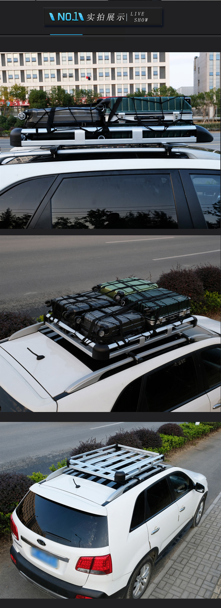 Changan Cs35Plus/Cs35/Cs95/Cs15/Cx20/Cx30 Thickeneded Roof Rack Suv Modification