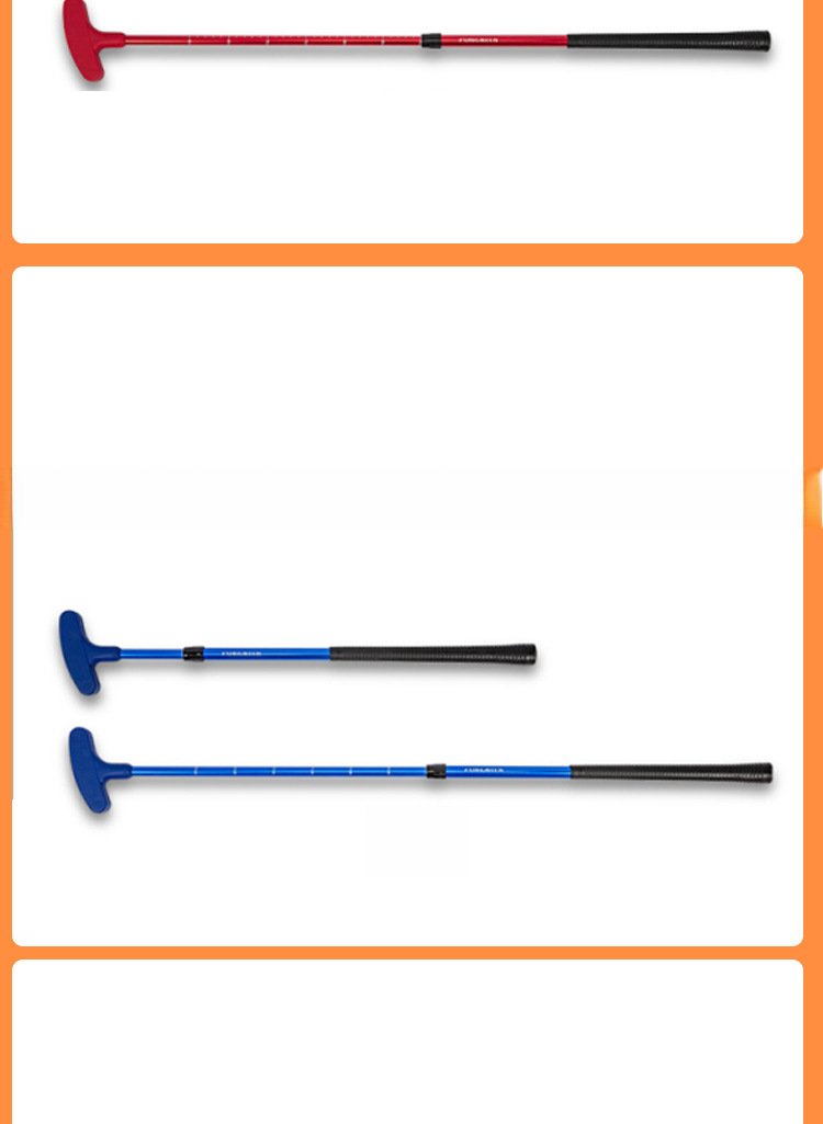 Manufacturers golf retractable putter adjustable children adult double-sided club golf practice supplies