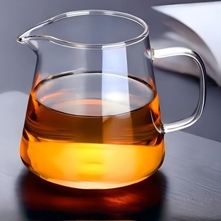 Thickened High Borosilicate Glass Fair Cup for Home Use, Available in Multiple Sizes, Heat-Resistant Glass Tea Divider, Tea Pouring Cup, Clean and Efficient Fair Cup