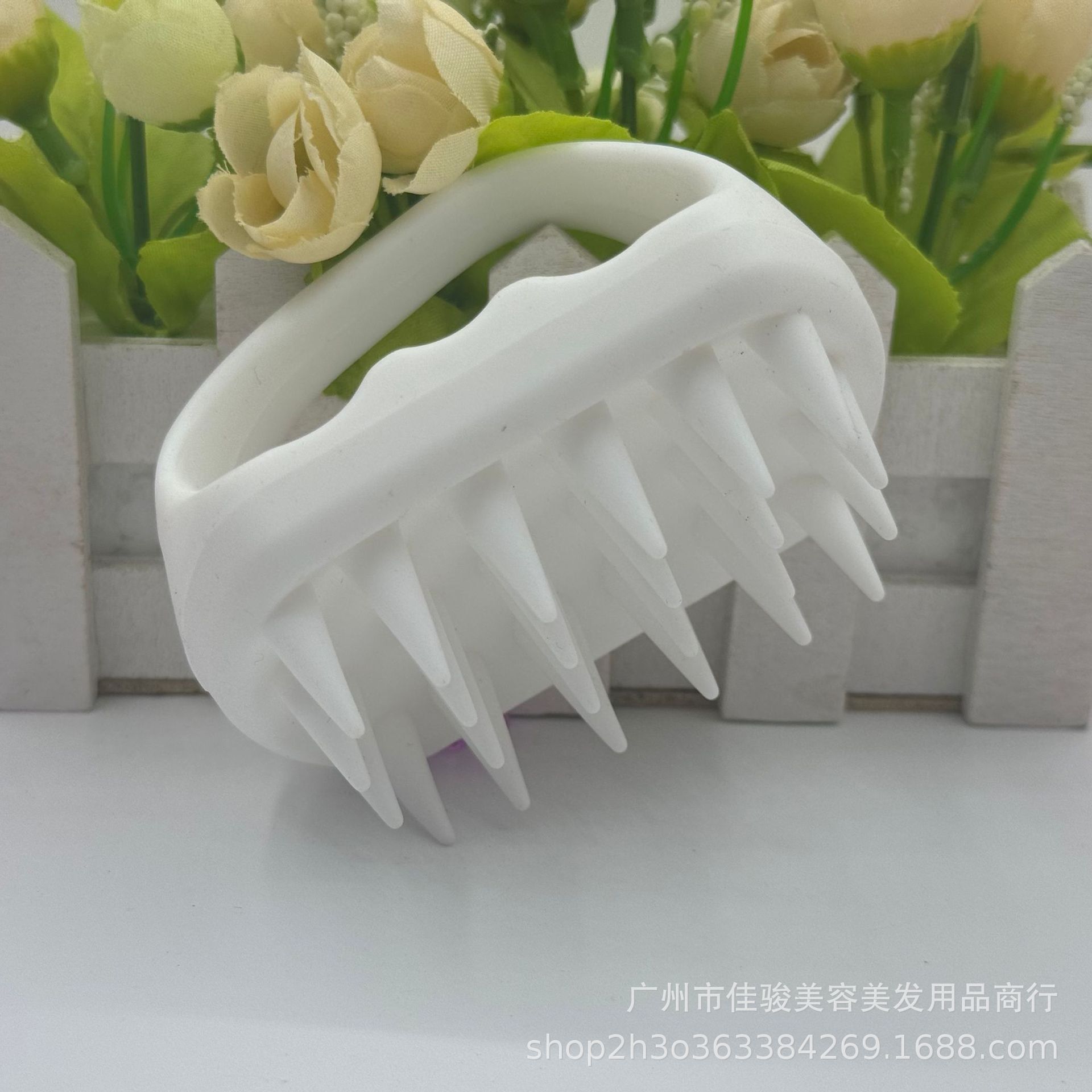 Jiajun 새로운 작은 광장 샴푸 브러쉬 풀 실리콘 샴푸 마사지 빗 성인 두피 클리너 안티 마사지 빗