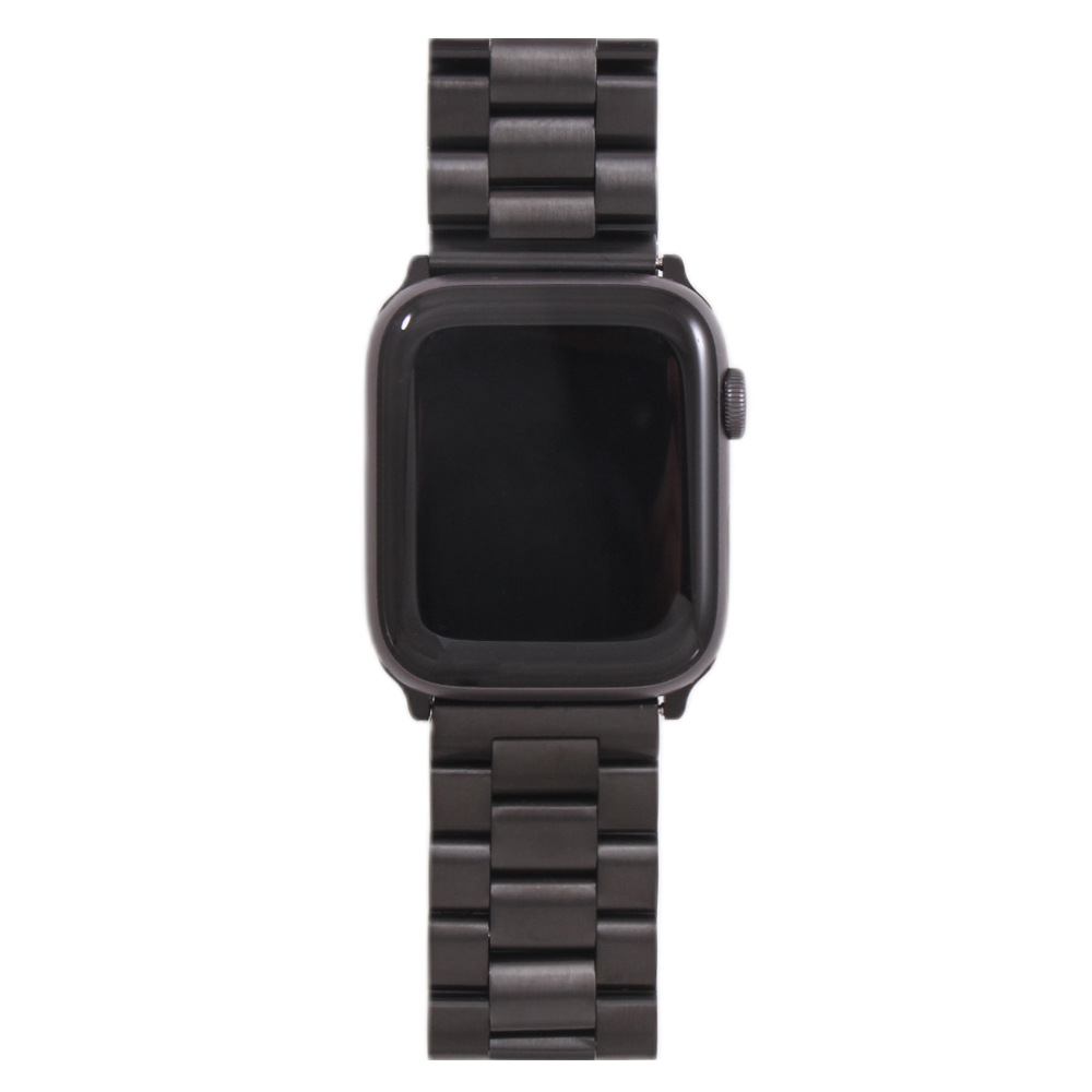 210g Weight Stainless Steel, Steel Belt Strap Material Watch band Classification 304 Stainless Steel, Metal Material Solid Color, Apple Pattern Elegant Style Elegant Solid Color Apple Stainless Steel Steel Belt Watch Band 8