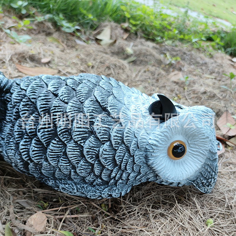 国境を越えた貿易模擬フクロウの装飾品、屋外の庭や中庭の偽フクロウのブロー成形工芸品、鳥を怖がらせるアーティファクト|undefined