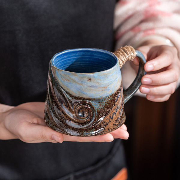 Special-shaped mug creative ceramic cup cross-border supply…
