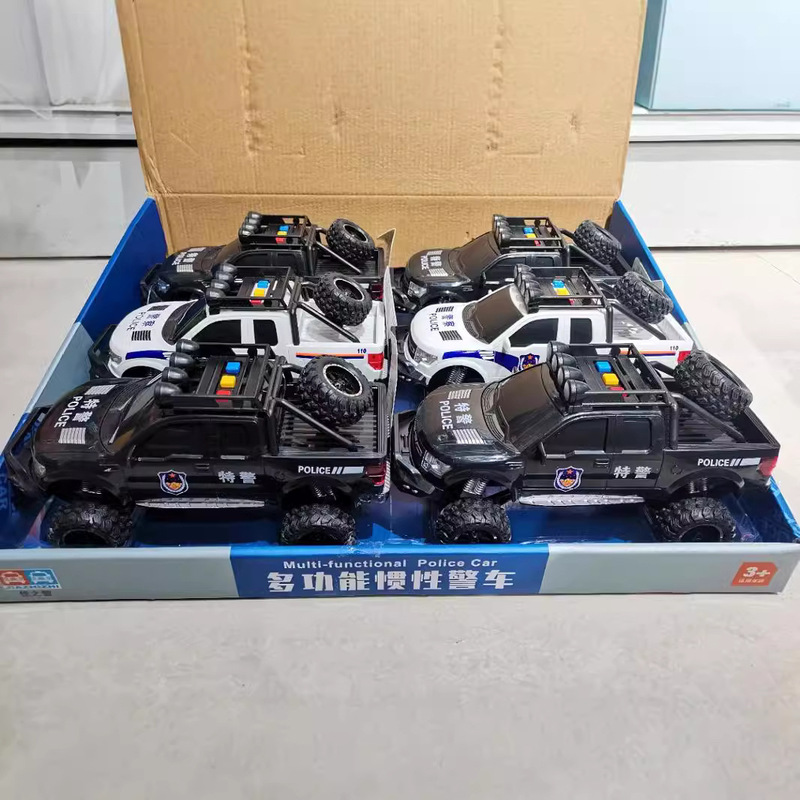 Jia Zhi Zhi Early Education Inertia Police Car Public Security Special Police Toy Wholesale Model Children's Boy Gift Supermarket Mother and Baby Store