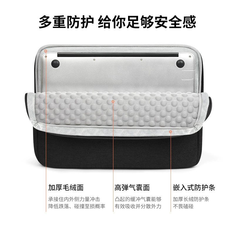 Совместимый чехол для ноутбука для Apple, Lenovo, Huawei, цветная водонепроницаемая ударопрочная подкладка