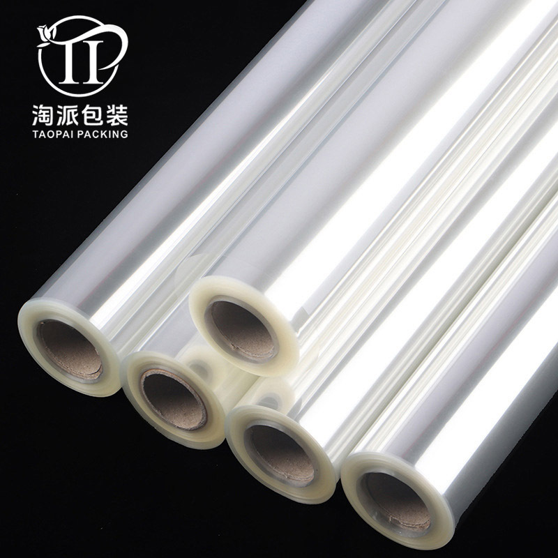 Celofán transparente plástico flor papel de embalaje ramo base hecha a mano rollo transparente flor tienda floral material en stock al por mayor