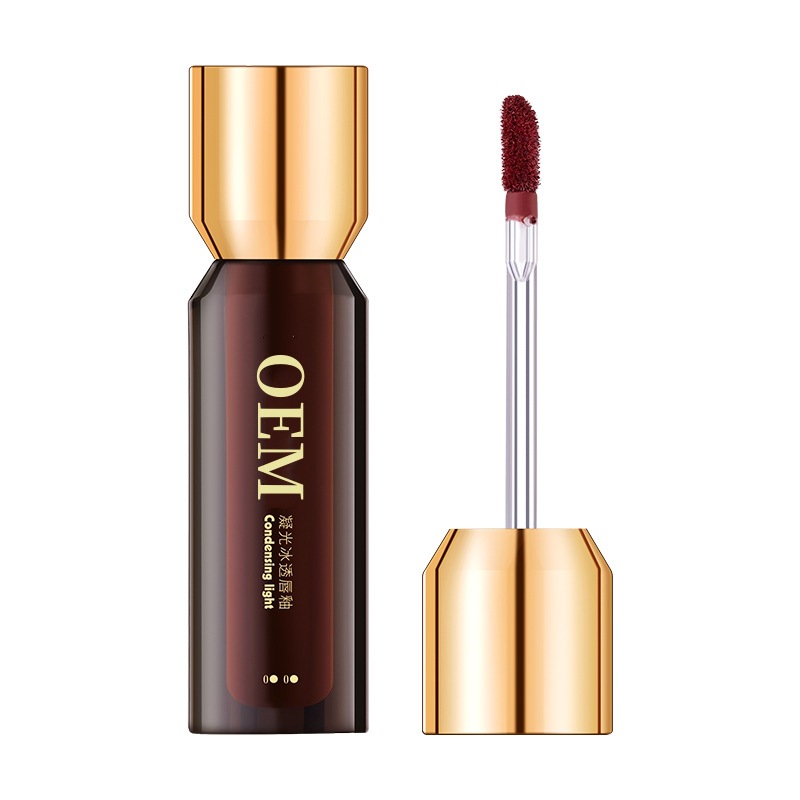 Customizado esmalte de labios de cristal de agua espejo esmalte de labios humectante de mujeres procesamiento OEM personalizado