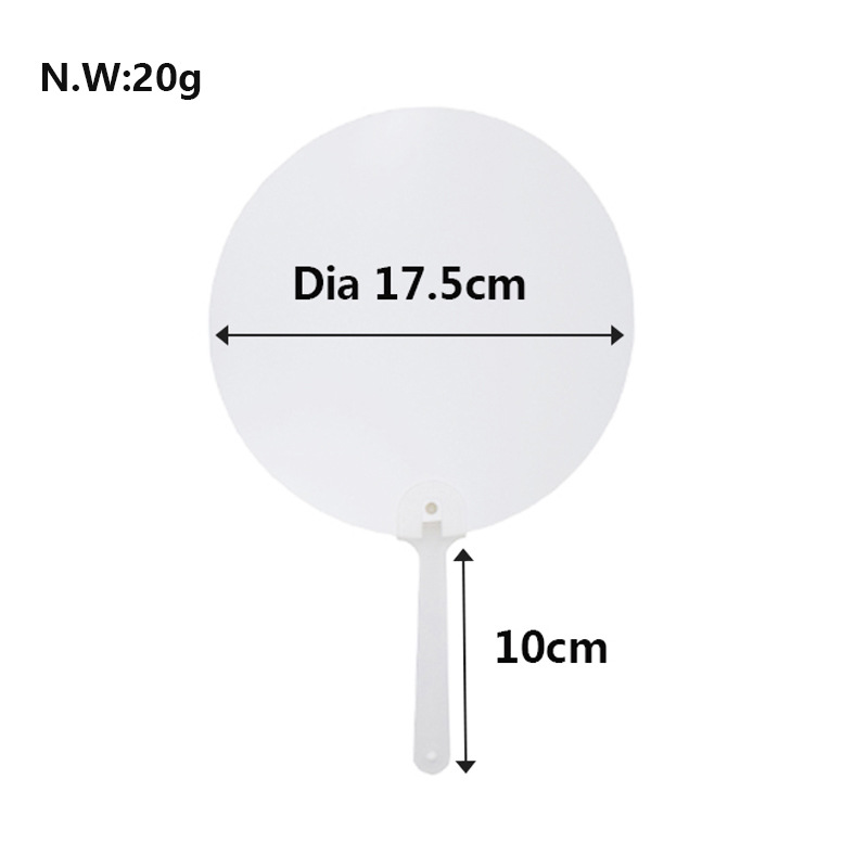 애완 동물 플라스틱 팬 라운드
