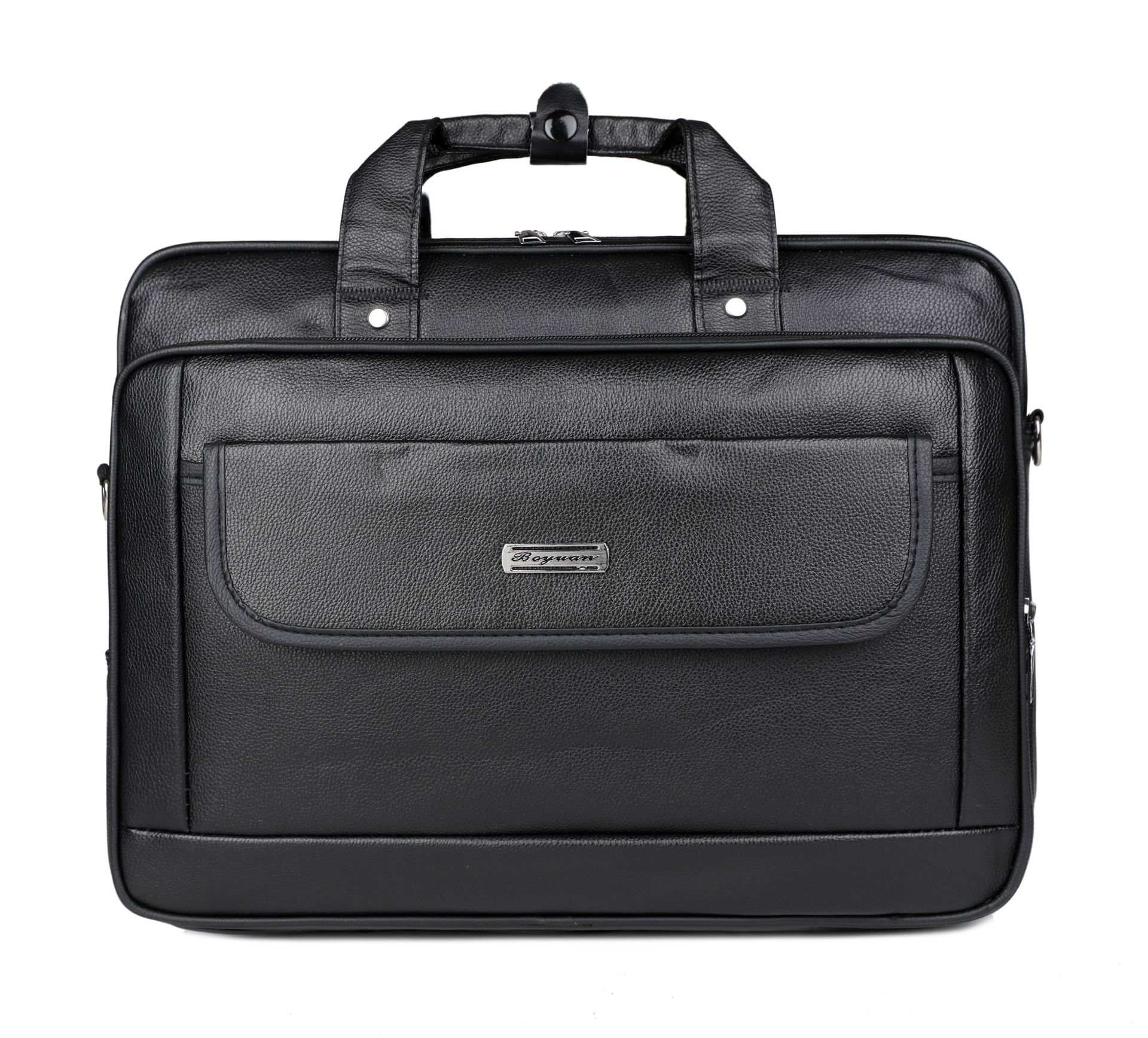 Maletín de negocios Bolso para computadora portátil de 15,6 pulgadas para hombres Cartera de negocios de documentos de gran capacidad Kit