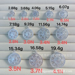S999足銀平板万福八宝コンパスペンダント国潮DIY蓮の花ネックレス女古風セーターチェーン卸売り