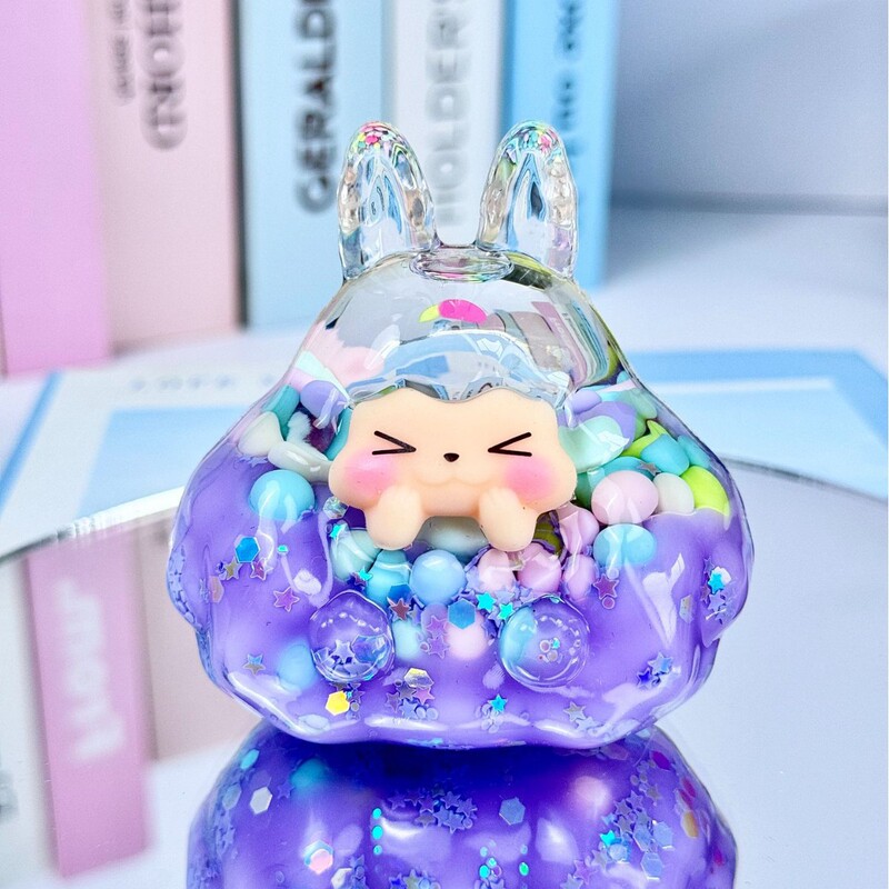 Douyin 人気の流砂ミルクビーンタタ装飾品漫画立体人形ブラインドバッグデスクトップ装飾ギフト|undefined
