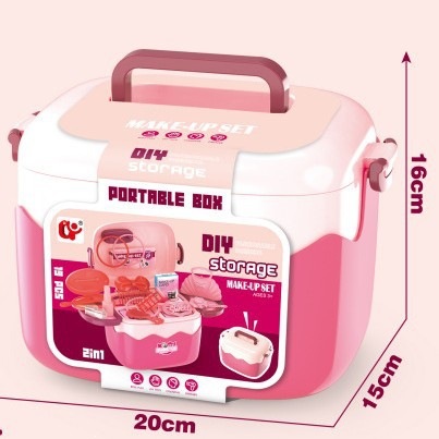 Niños transfronterizos hogares de almacenamiento caja de mano set médico de belleza postres de comida rápida cocina set fabricante de juguetes image 4