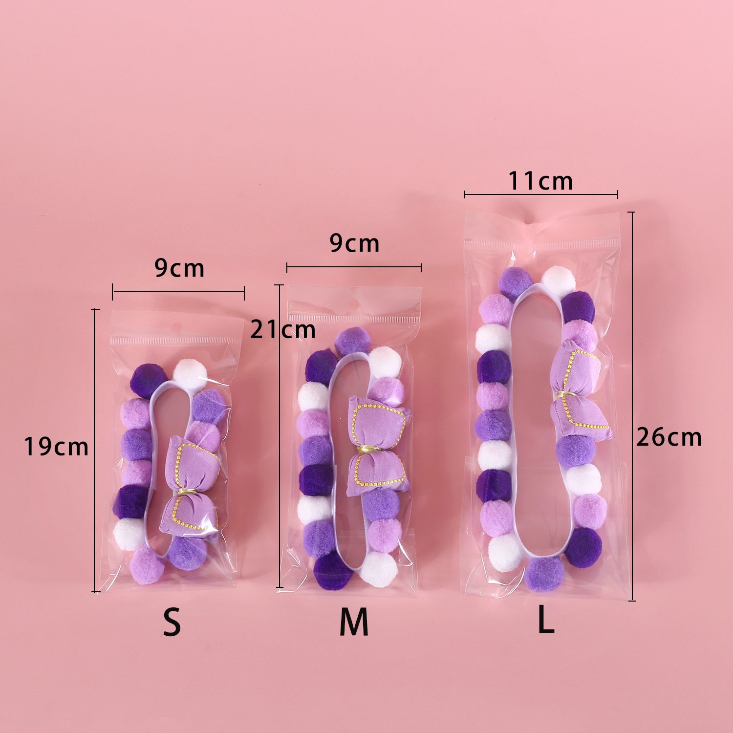 Nuevo colorido bola arco mascota collar macarón rosa pequeño perro gato collar accesorios princesa de cumpleaños