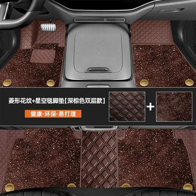 Ayaqaltılar (Kovriklər), Package Installation - rhombus-style-dark-brown-dark-brown-starry-sky-blanket