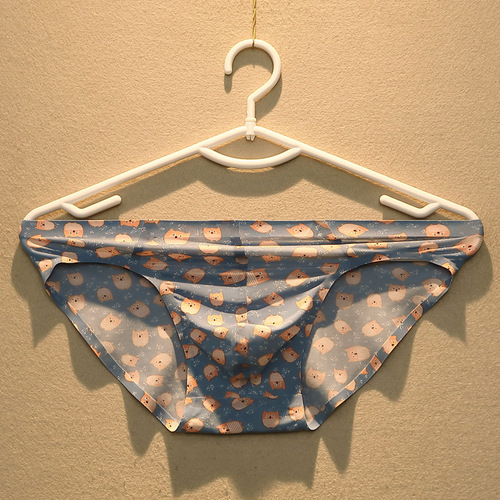 Men's Ice Silk Underwear Seamless New Briefs Youth Breathable Cartoon Comics Sexy Thin Boys Shorts