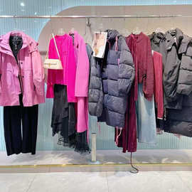 25冬维伊新时尚风羽绒服连衣裙上衣裤裙品牌折扣抖音快手直播货源