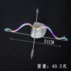 游戏周边模型21cm无名弓  魔法棒金属模型道具 合金金属模型
