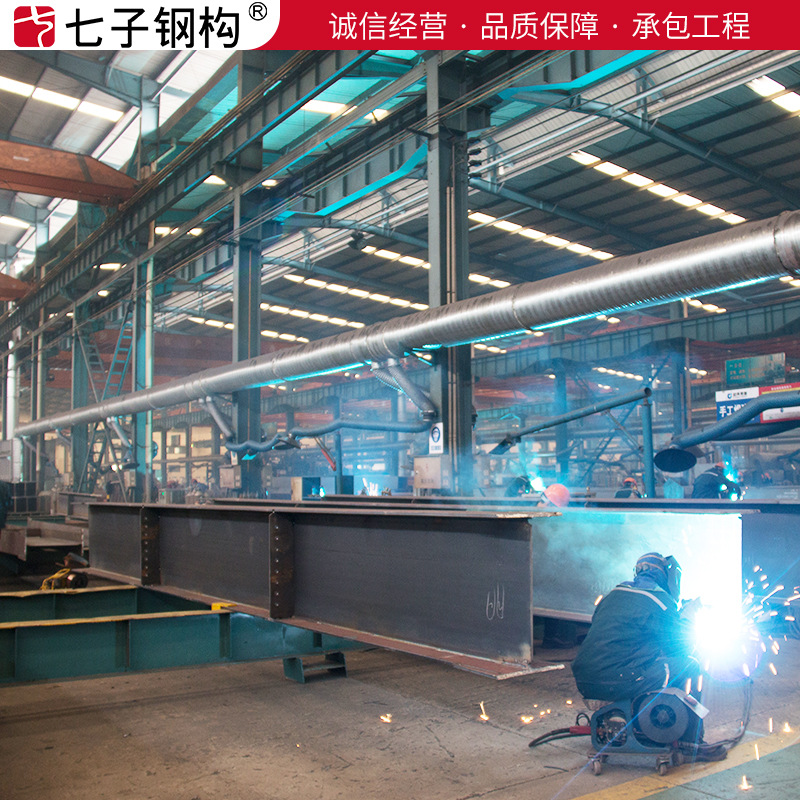 钢结构连廊雨棚仓库 钢结构工程安装 徐州钢构建筑安装公司防雨