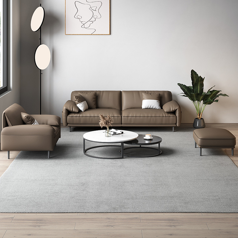 Sofá de oficina sala de recepción de negocios Área de reunión Negociación Moderna y lujosa Mesa de té