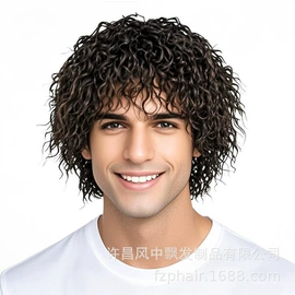 假发短直发;假发长卷发;假发短卷发