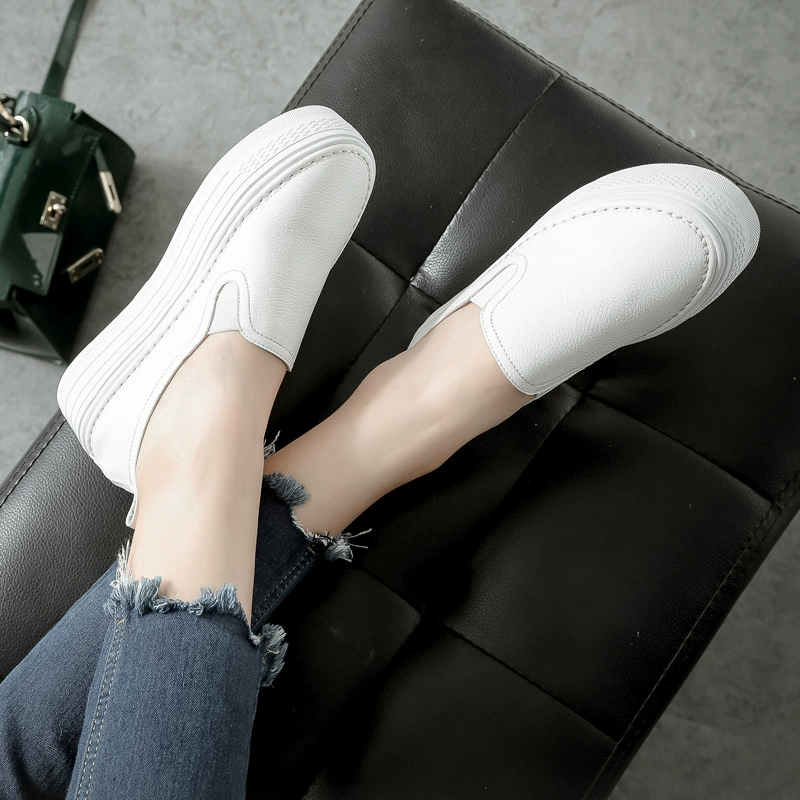 Женские белые кеды с круглым носком, модные и универсальные кеды из канваса.