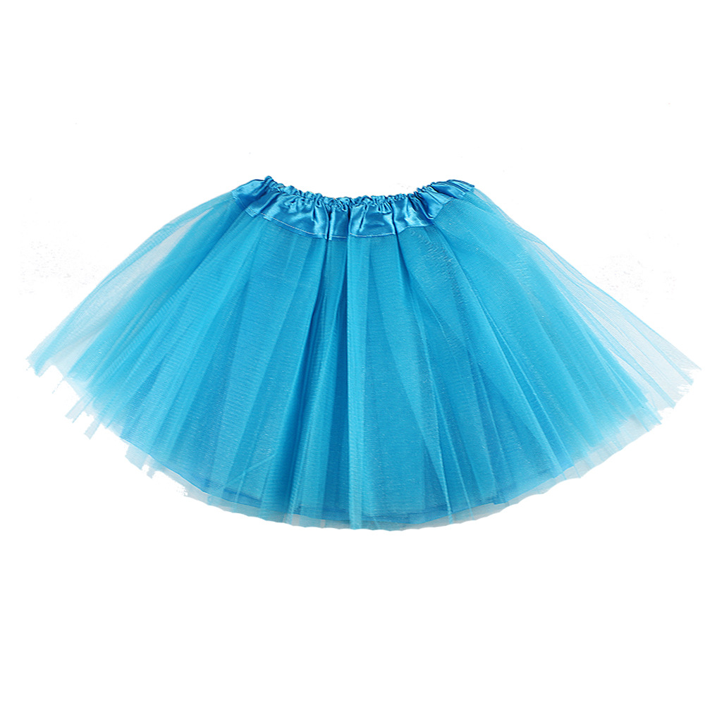 Comercio exterior Amazon con forro pettiskirt falda niños niña verano malla falda fábrica directa punto