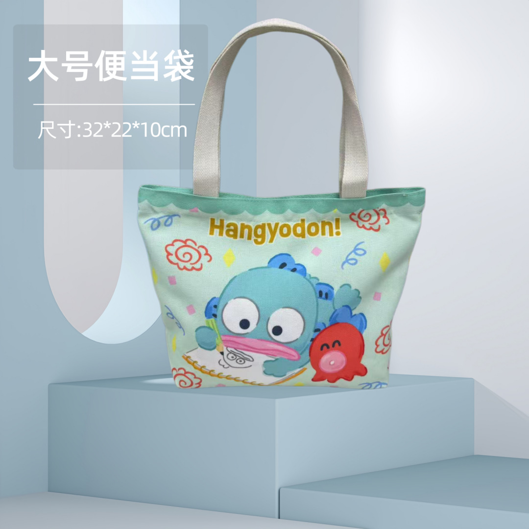 Bolsa Bento Sanrio lona almuerzo dibujos animados