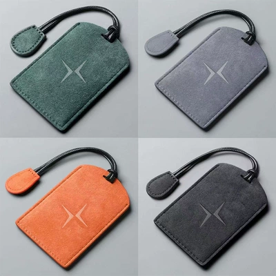 Car key bag — Protective Cover, High-End Minimalist - dark-green-pole-star-simple-rope