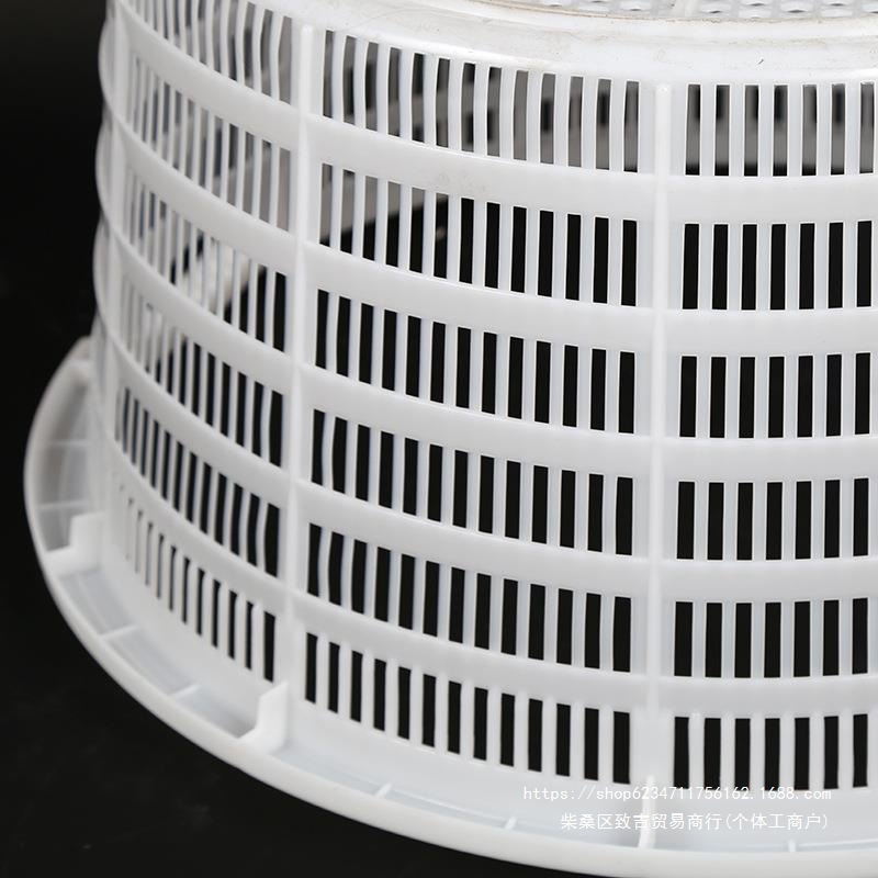 Cesta de plástico engrosada, cesta de sandía, caja redonda de transporte de frutas y verduras, caja de uvas, cesta de sandía, caja de rotación, otros