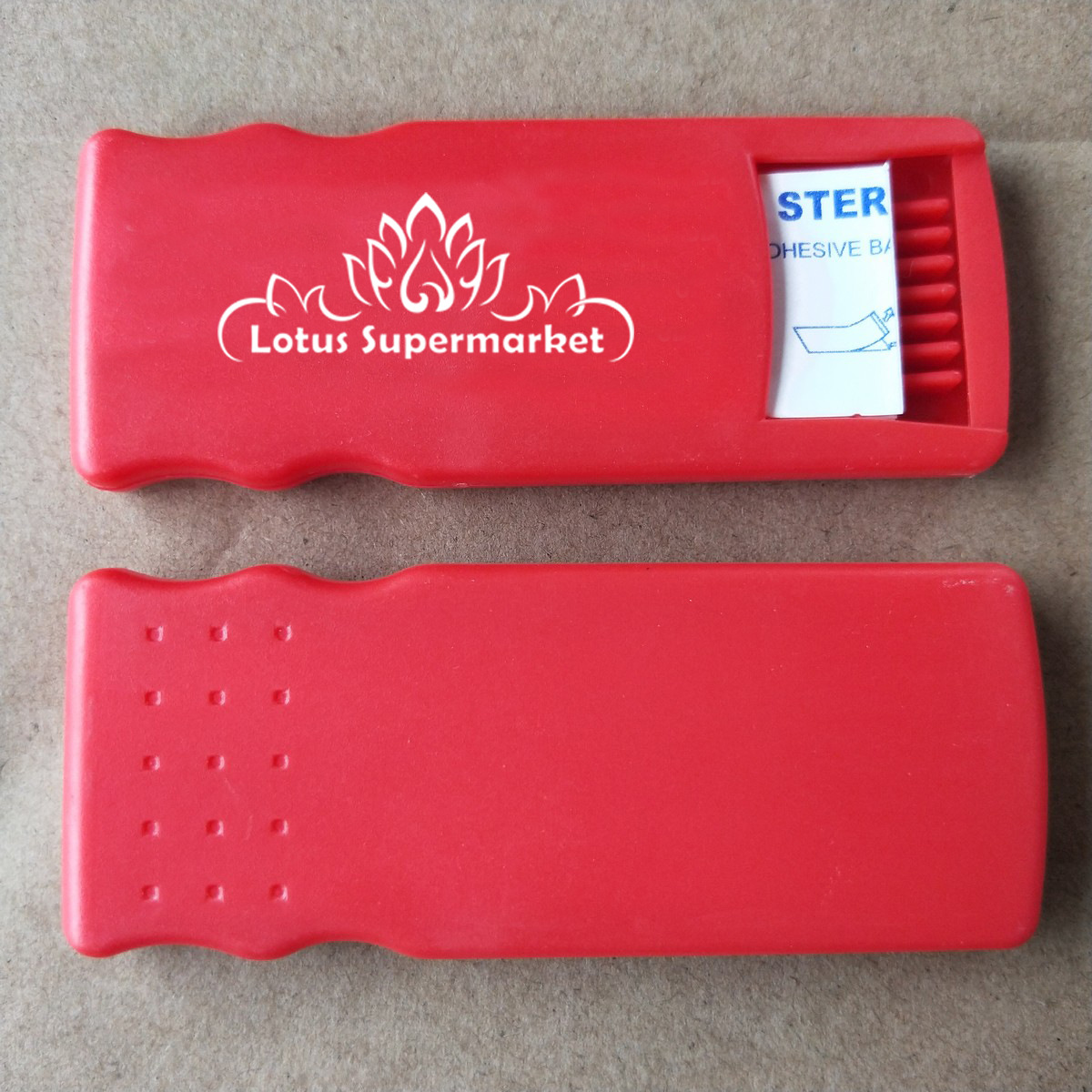 可定色印LOGO 含5张创可贴 户外抽取式创口贴盒 塑料创伤贴盒