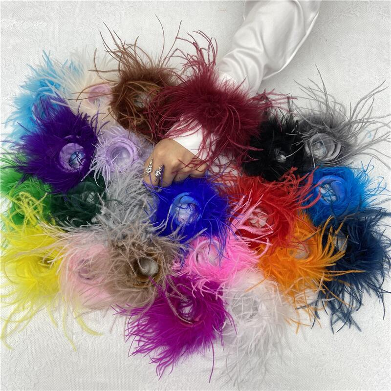 Cross-border 22-color ostrich feather ring Amazon feather bracelet wristband jewelry toy headdress bracelet