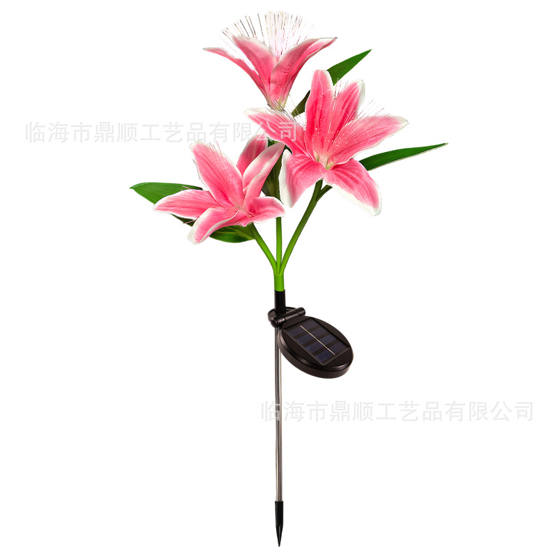 (광섬유) 3구 핑크