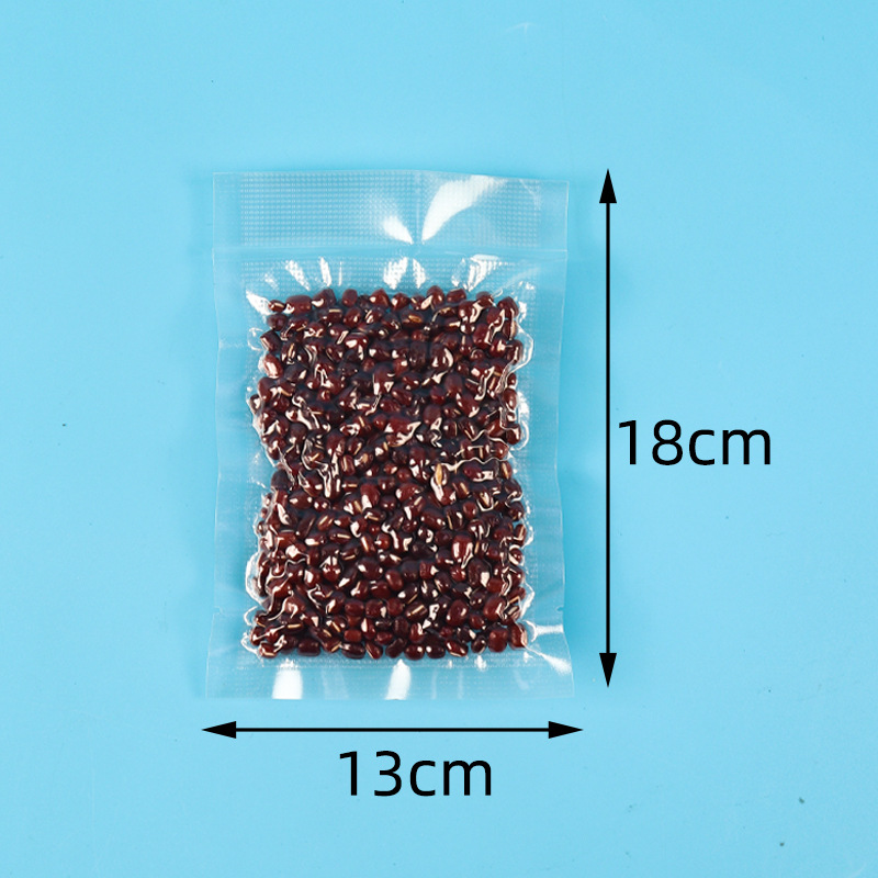 Estriado vacío bolsa de alimentos frescos empaque plástico sellado bolsa de compresión malla lisa bolsa de vacío de bombeo doméstico boca de sellado image 10