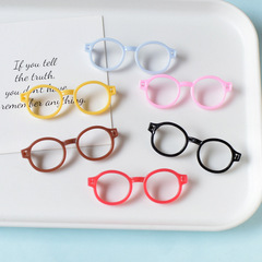 ホット販売プラスチックシミュレーションメガネジュエリーアクセサリーぬいぐるみ diy アクセサリー卸売 pj1805