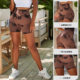 Summer European and American Tie-Dye Three-point Fitness Yoga Pants Women's High Waist Hip-lifting Tight Sports Running Peach Yoga Shorts