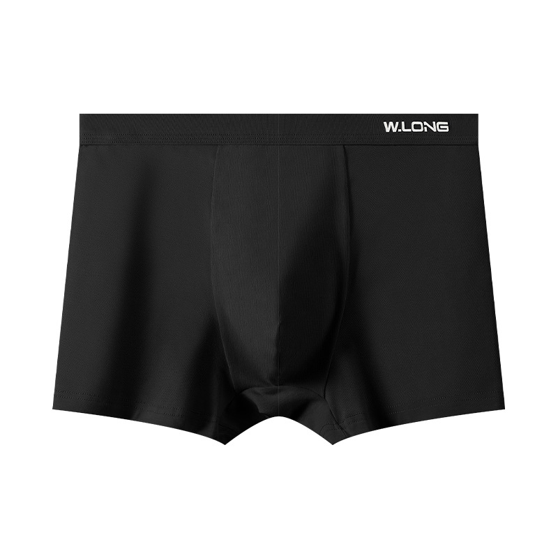 Pantalones interiores de algodón para hombres, verano transpirable 10A antibacteriano, cómodo color sólido, negocios juveniles, pantalones cortos grandes para hombres