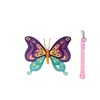 Colorful flashing handheld toy with butterfly, new collection, wholesale