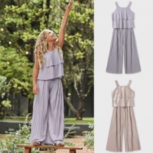 Mayoral Girls' Girl trousers and pleated top set06541��ͯȹ